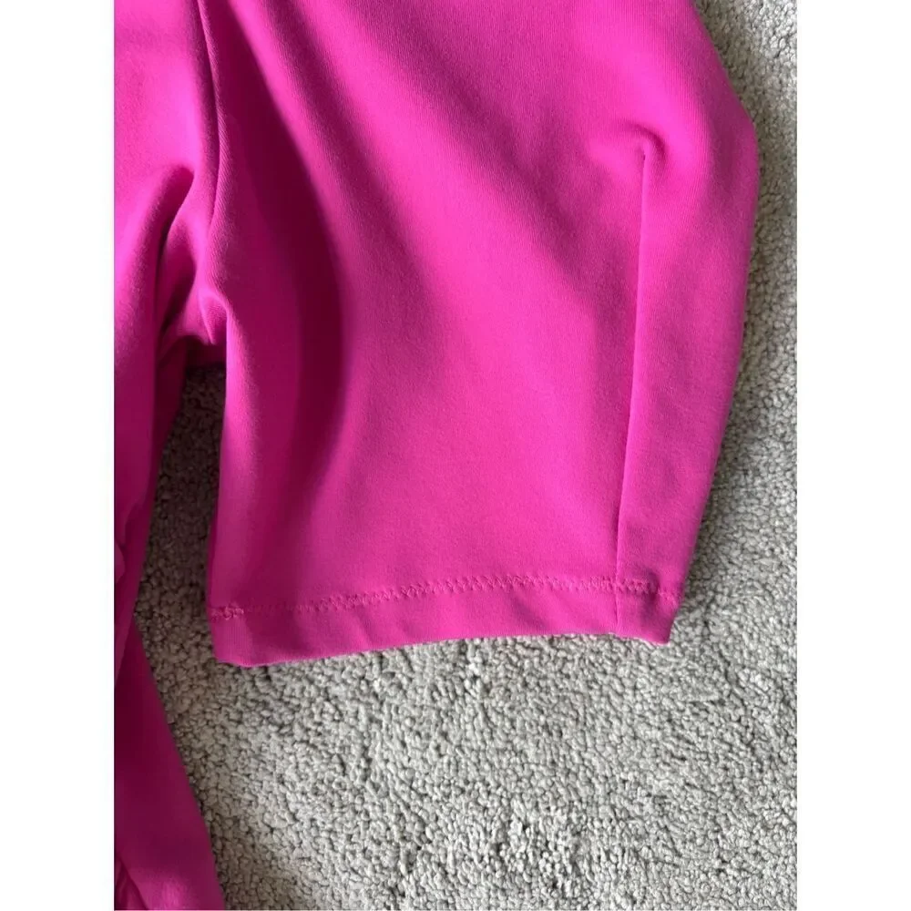 NWT Free People | Somethin Bout You Bodysuit in Bright Pink , Large $70 A2